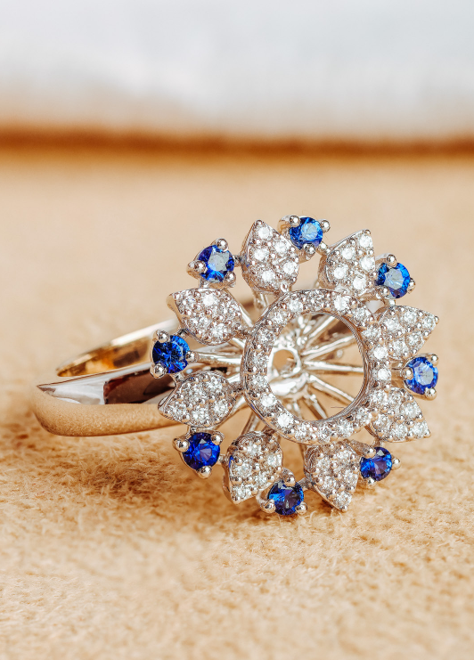 Sapphire Rings| C. Krishniah Chetty Group of Jewellers