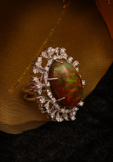 Opal Ring | C. Krishniah Chetty Group of Jewellers