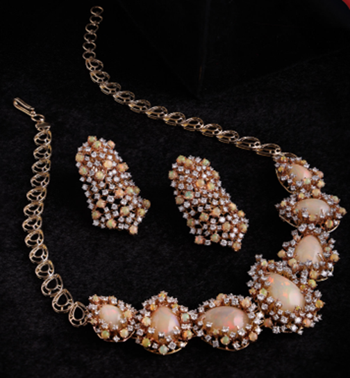 Opal Necklace | C. Krishniah CHetty Group of Jewellers