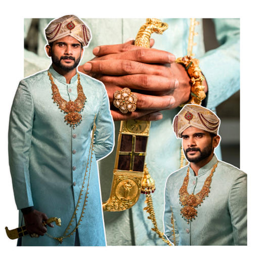 Groom Wedding Jewellery | C. Krishniah Chetty Group of Jewellers