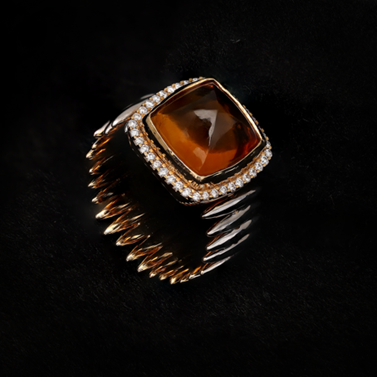 Citrine Ring | C. Krishniah Chetty Group of Jewellers