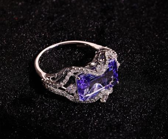 Tanzanite Ring | C. Krishniah Chetty Group of Jewellers