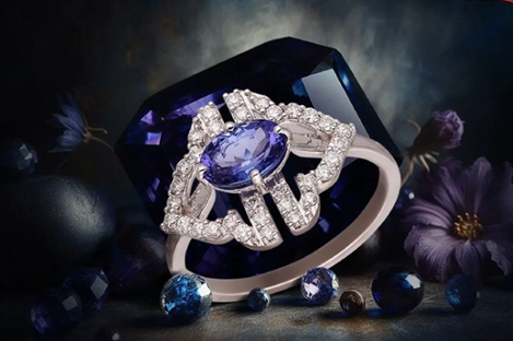 Tanzanite Ring | C. Krishniah Chetty Group of Jewellers