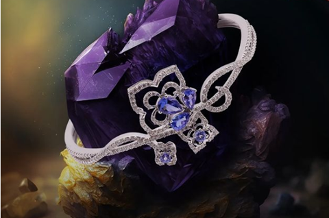 Tanzanite Bangle | C. Krishniah Chetty Group of Jewellers