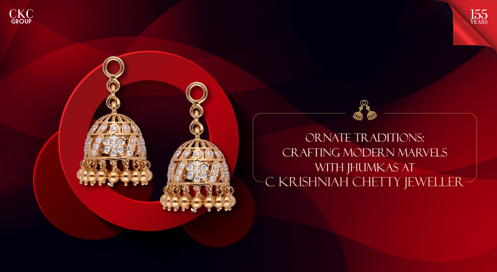 Ornate Traditions: Crafting Modern Marvels with Jhumkas at C Krishniah Chetty Jewellers