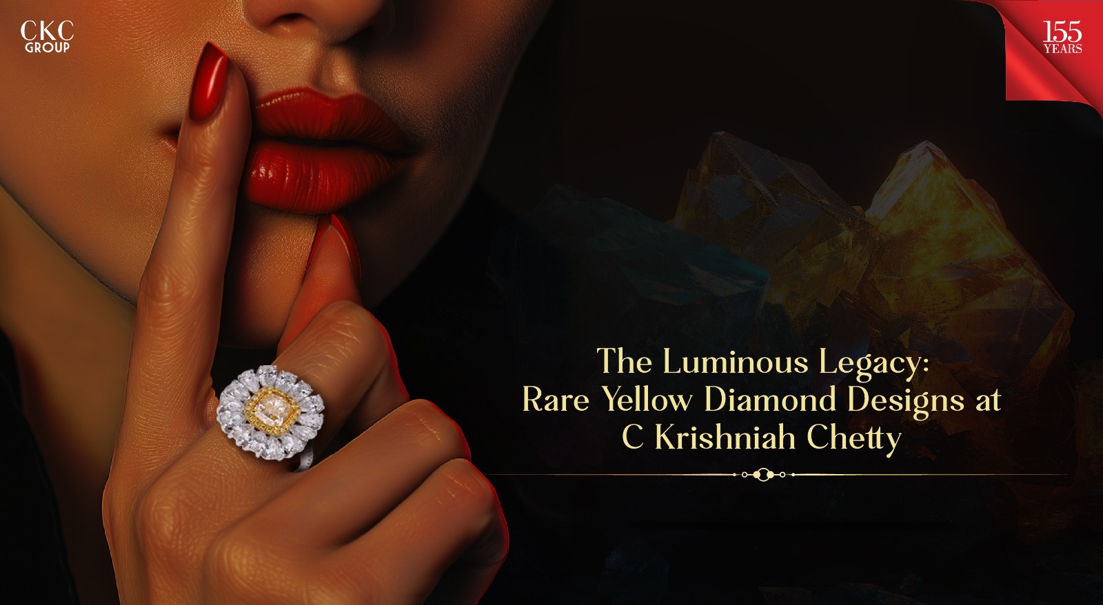 The Luminous Legacy: Rare Yellow Diamond Designs at C Krishniah Chetty