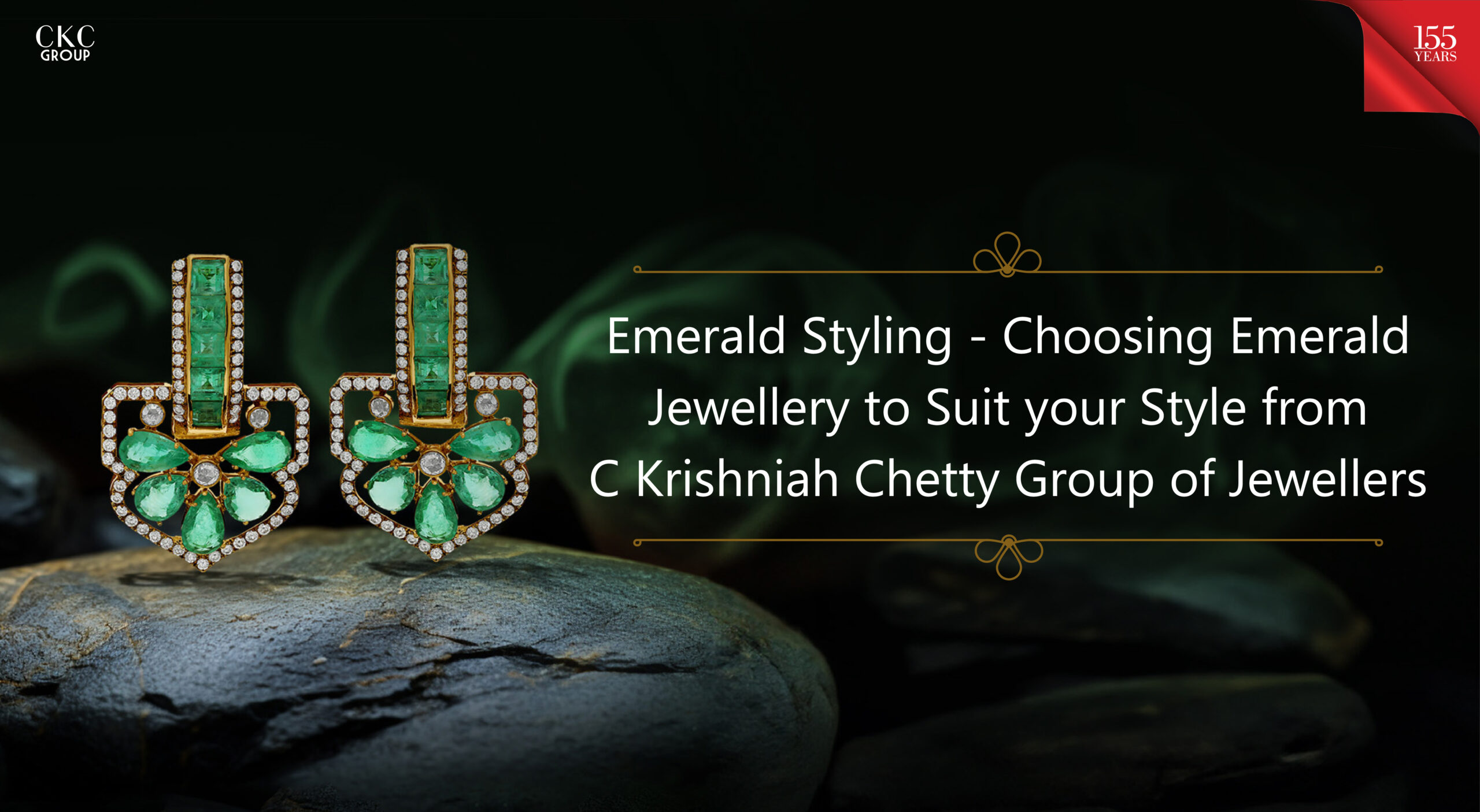 Emerald Styling – Choosing Emerald Jewellery to Suit Your Style from C Krishniah Chetty Group of Jewellers