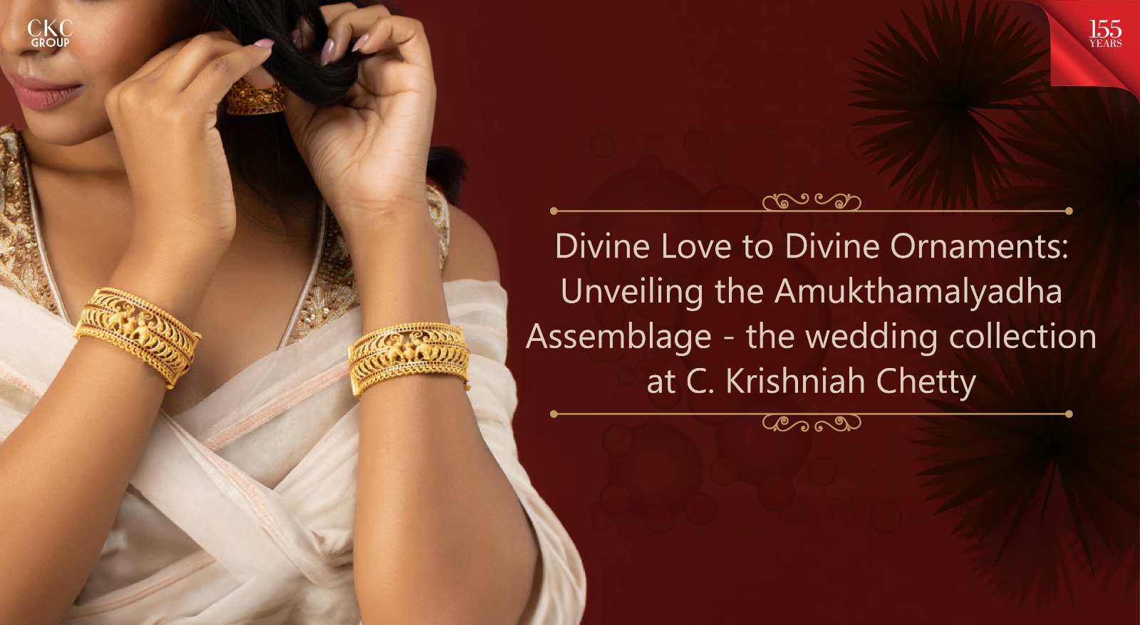 Divine Love to Divine Ornaments: Unveiling the ‘Amukthamalyadha Assemblage’ the wedding collection at C. Krishniah Chetty