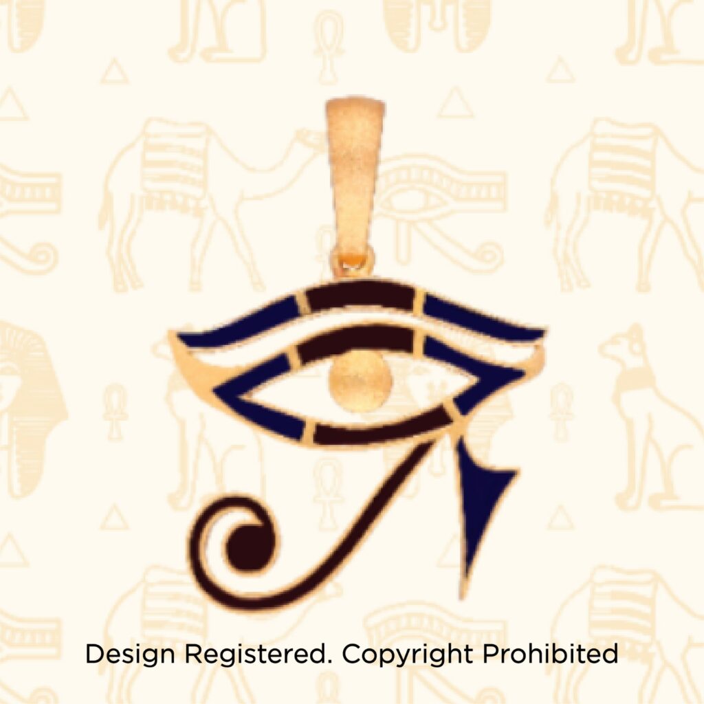 Gold Eye of the Horus pendant | CKC Jewellers