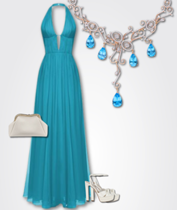 Topaz Jewellery with Blue outfit | CKC Jewellers styling tips